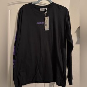 Adidas originals long sleeve smile tee